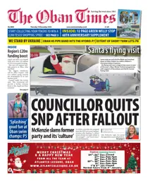 The Oban Times & Lochaber Times issue Thursday, December 18, 2025