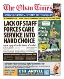 The Oban Times & Lochaber Times issue Thursday, July 30, 2026