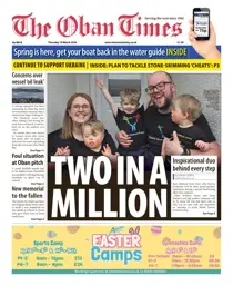 The Oban Times & Lochaber Times 
                issue Thursday, March 19, 2026
