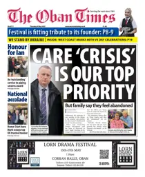 The Oban Times & Lochaber Times 
                issue Thursday, May 08, 2025