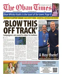 The Oban Times & Lochaber Times 
                issue Thursday, September 10, 2026