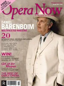 Opera Now October 2012 
                issue Opera Now October 2012