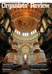 Organists' Review June 2012 
                issue Organists' Review June 2012
