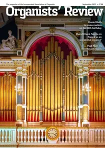 Organists' Review September 2022