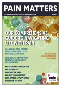 Pain Matters 
                issue FREE Sample Issue
