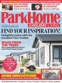 Park Home & Holiday Living 
                issue December 2026