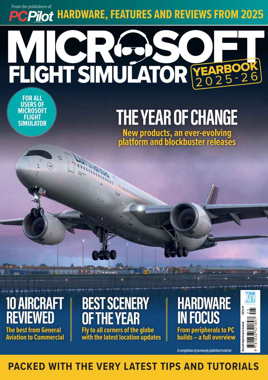 PC Pilot issue Microsoft Flight Simulator Yearbook 2025-26