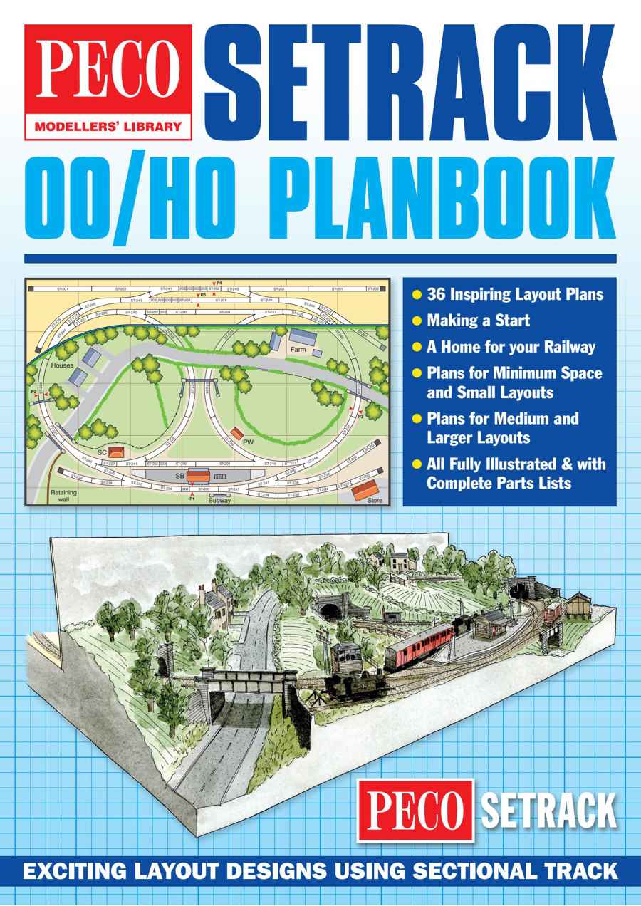 Peco Modellers' Library issue OO Setrack Planbook 5th Edition
