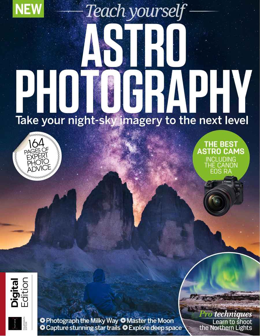 Photography Bookazine issue Teach Yourself Astrophotography Fourteenth Edition