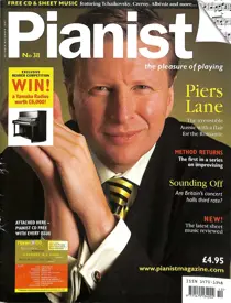 Pianist 38 
                issue Pianist 38