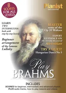 Pianist Play Brahms