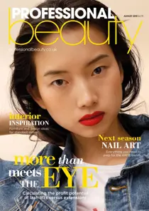 Professional Beauty August 2018 
                issue Professional Beauty August 2018