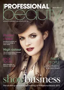 Professional Beauty February 2013 
                issue Professional Beauty February 2013