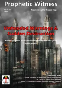 Prophetic Witness Magazine 
                issue Prophetic Witness Magazine