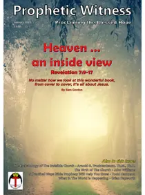Prophetic Witness magazine 
                issue Prophetic Witness magazine
