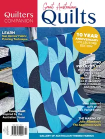 Great Aust. Quilts 
                issue Great Aust. Quilts