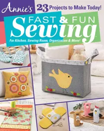 Annie's Fast & Fun Sewing Spring 2023 
                issue Annie's Fast & Fun Sewing Spring 2023