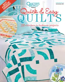 Quick & Easy Quilts Late Summer 2021 
                issue Quick & Easy Quilts Late Summer 2021