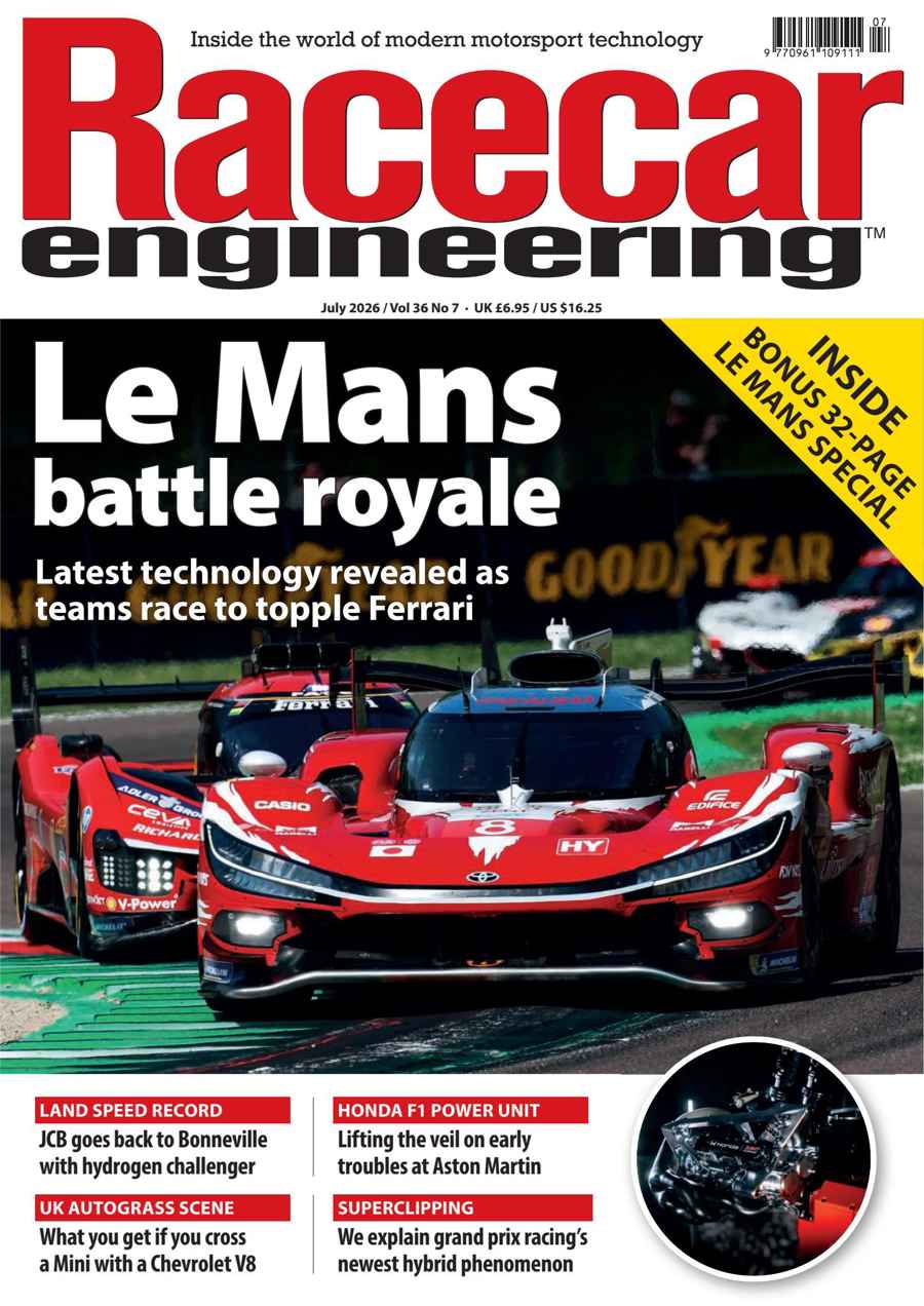 Racecar Engineering issue July 2026