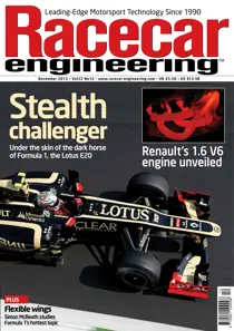 Racecar Engineering Dec 2012 
                issue Racecar Engineering Dec 2012