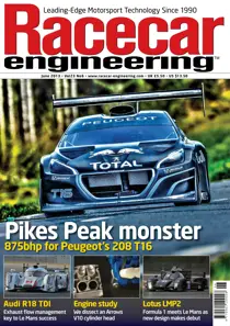 Racecar Engineering June 2013 
                issue Racecar Engineering June 2013
