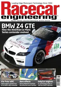 Racecar Engineering May 2013 
                issue Racecar Engineering May 2013