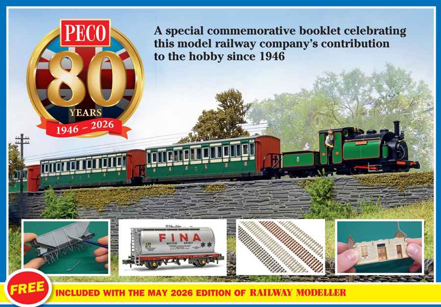 Railway Modeller issue 80 Years of Peco 1946 - 2026