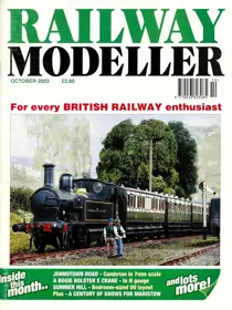  October 2003 
                issue  October 2003