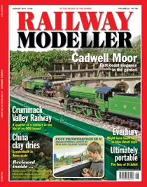 Railway Modeller August 2014 
                issue Railway Modeller August 2014