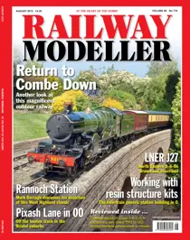 Railway Modeller August 2015 
                issue Railway Modeller August 2015