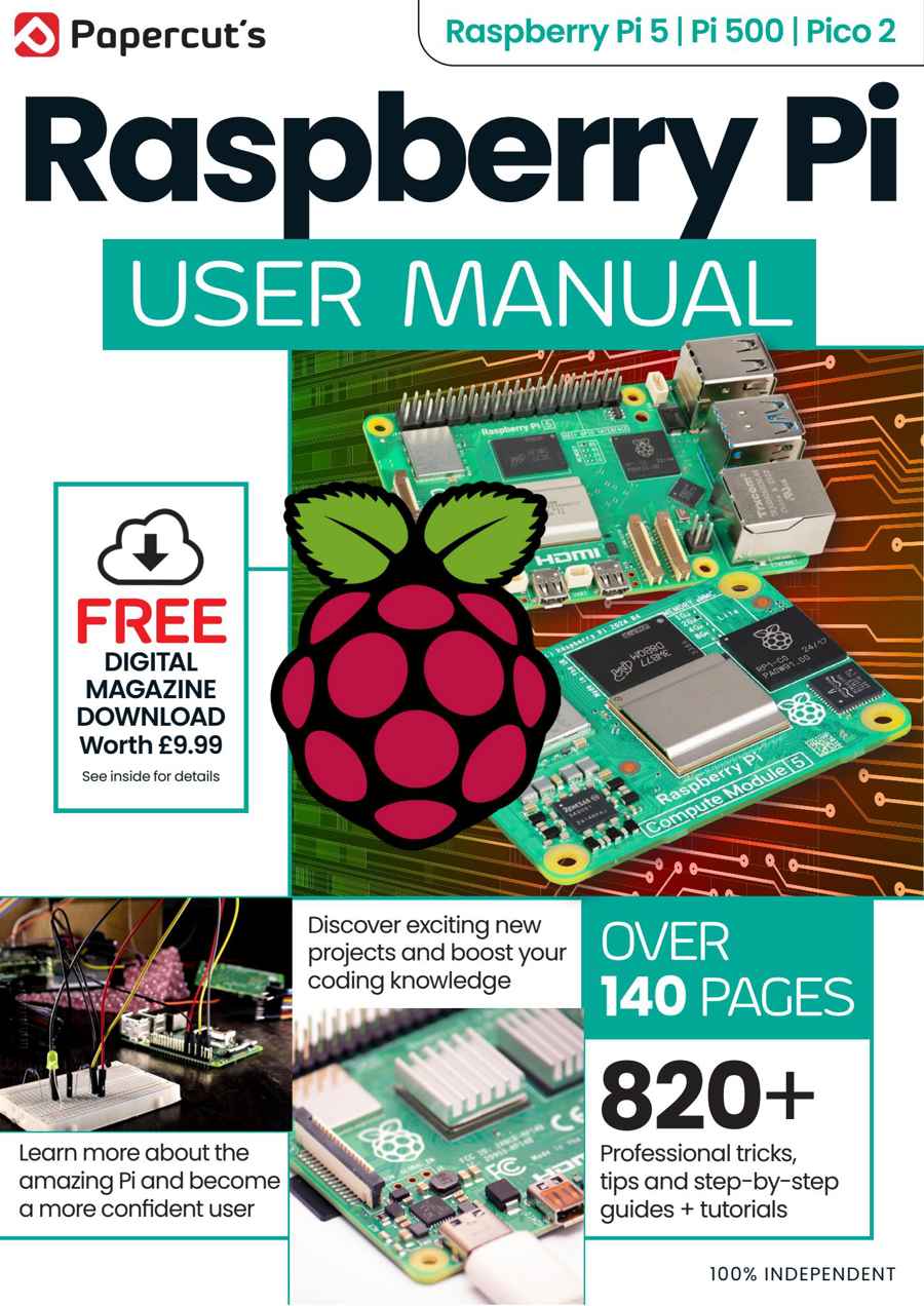 Raspberry Pi The Complete Manual issue Summer 2025