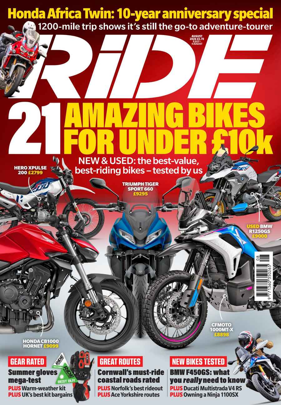 Ride issue August 2026