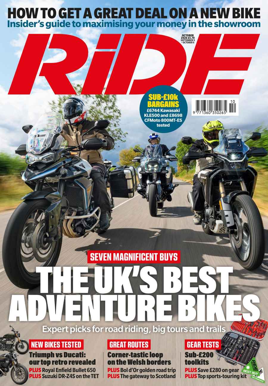 Ride issue October 2026