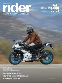 Rider Magazine issue September 2026
