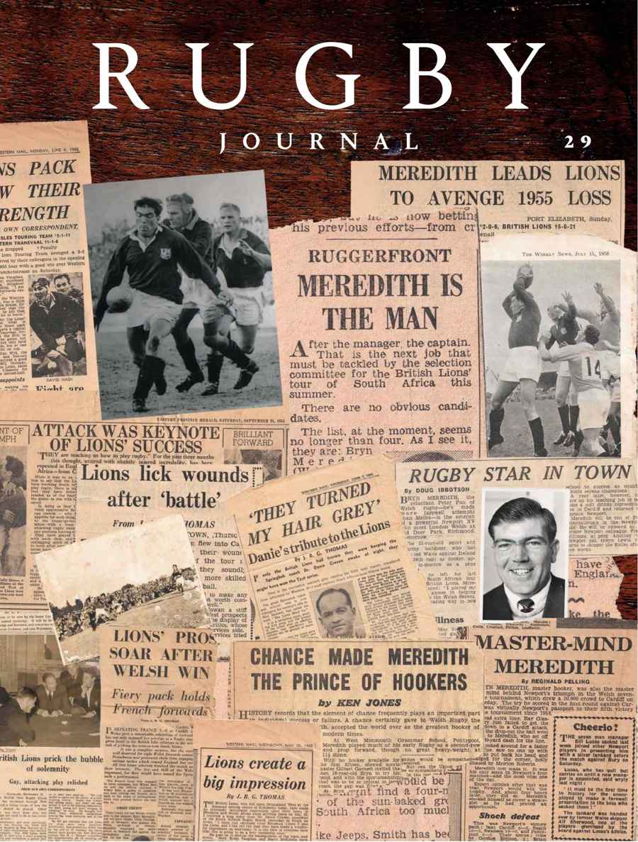Rugby Journal issue Issue 29