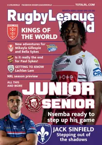 Rugby League World 
                issue 518
