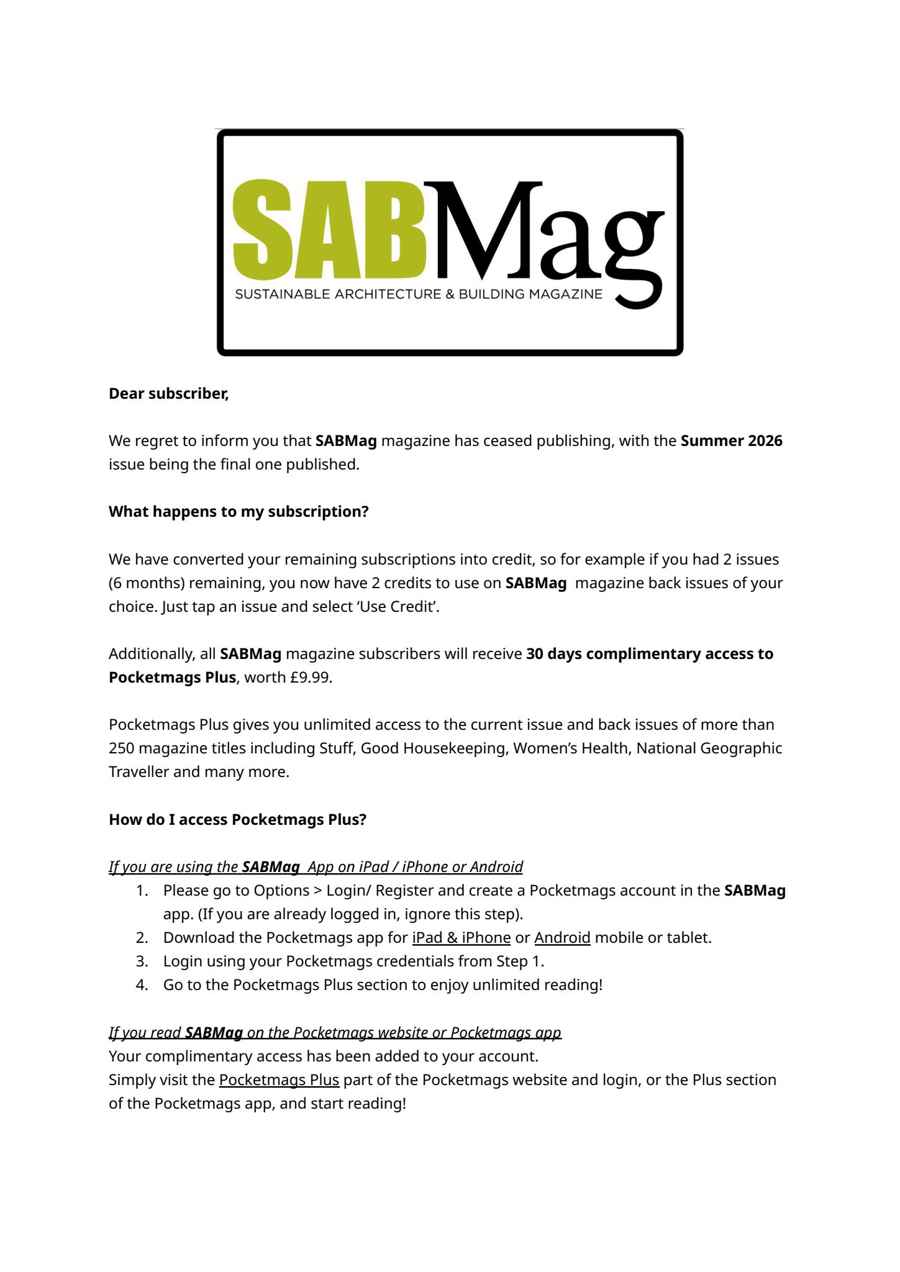 SABMag issue Important Notice