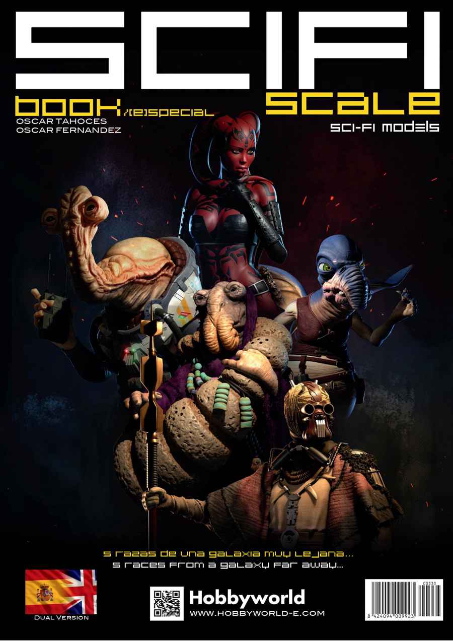 SCIFI SCALE ENGLISH issue STAR WARS 5 RACES