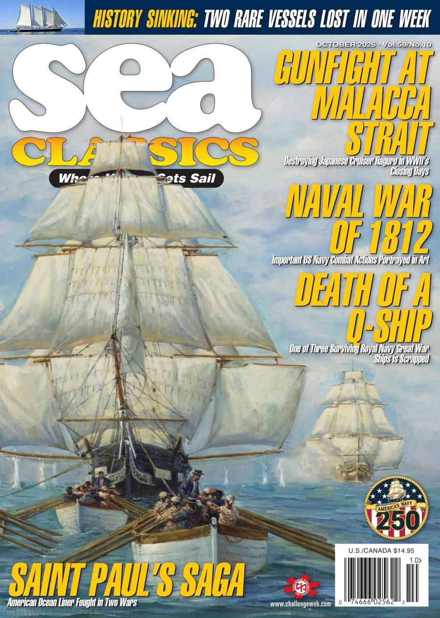 Sea Classics - Where History Sets Sail issue Oct-26