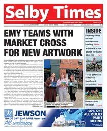 Selby Times 
                issue April 16th 2026