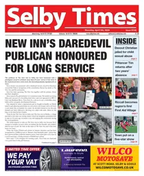 Selby Times issue April 9th 2026