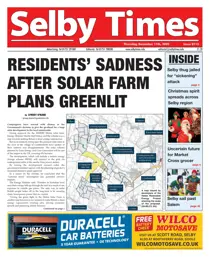 Selby Times 
                issue December 11th 2025
