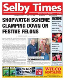 Selby Times issue December 18th 2025