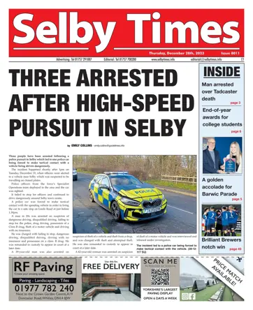 Selby Times Preview