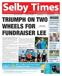 Selby Times 
                issue July 23rd 2026