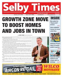 Selby Times 
                issue July 2nd 2026