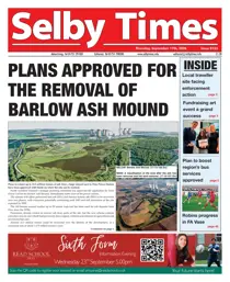 Selby Times issue September 17th 2026