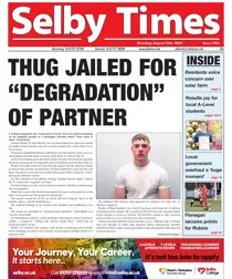 Thursday, August 25th 
                issue Thursday, August 25th