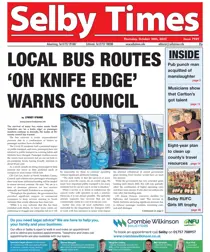 Thursday, October 20th 
                issue Thursday, October 20th