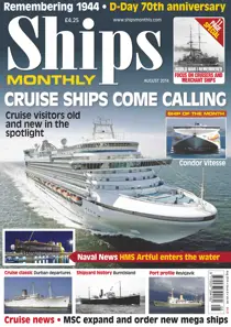 No.596 Cruise Ships Come Calling - August 2014 
                issue No.596 Cruise Ships Come Calling - August 2014
